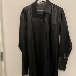 Alexander Wang Wet shine Oversized Dress